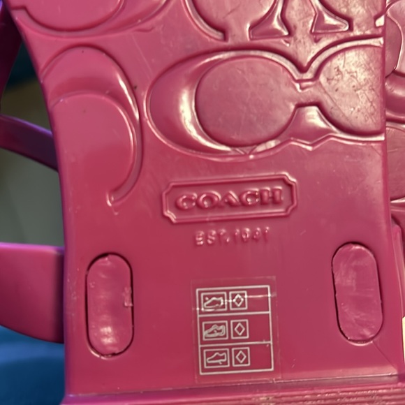 Coach jelly sandals - Picture 3 of 4